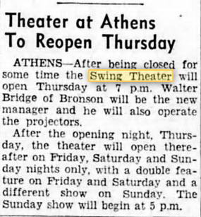 Swing Theatre (Quonset Hut Theater) - Aug 11 1954 (newer photo)